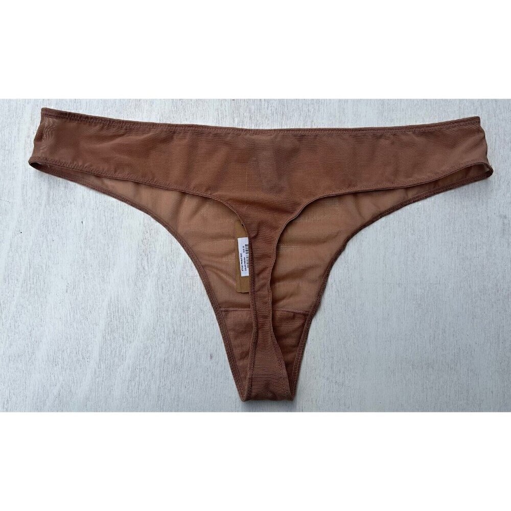 Skims Mesh Built Up Thong Color Jasper Size 3X(PN-BUT-0240) NWT - Picture 2 of 5